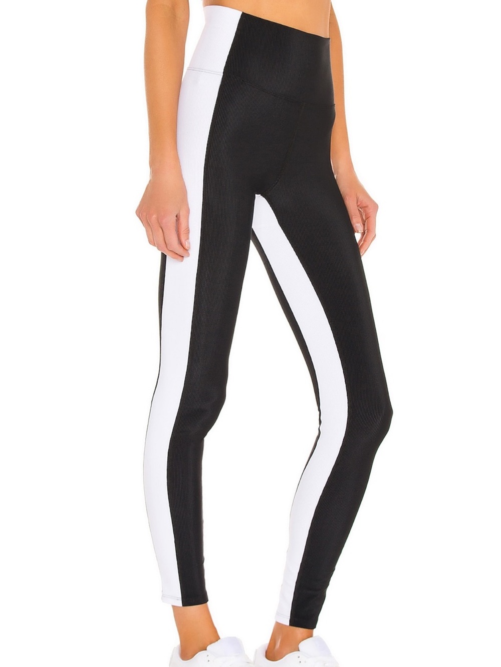 Beach Riot Black & White High-Waist Leggings